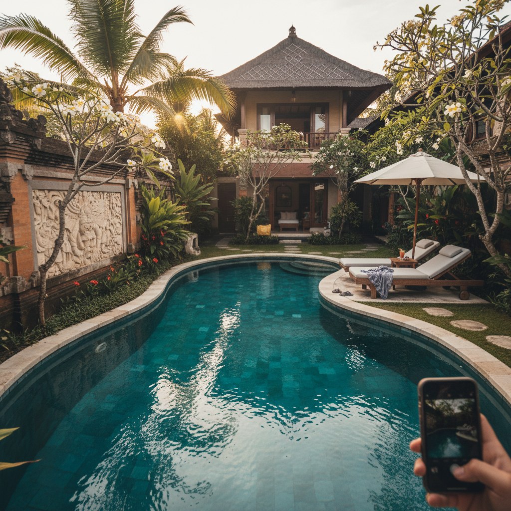 Luxury private pool villa in Bali